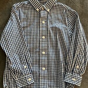 Boy’s Blue Gingham Check Shirt